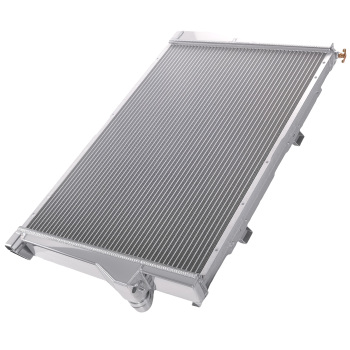 2 Row Aluminum Coolant Radiator compatible for BMW 525i 528i 540i M5 1999-2005 CRS2285