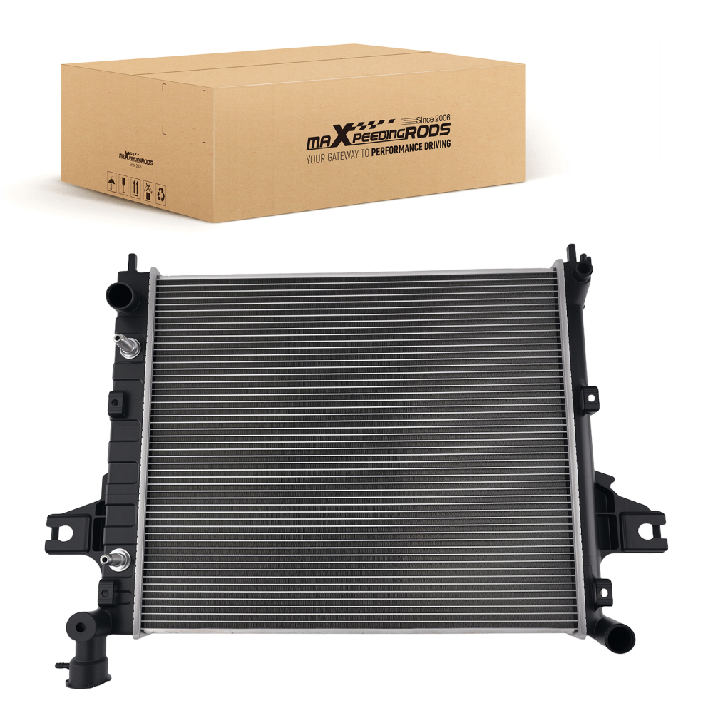 Aluminum Cooling Radiator compatible for Jeep Grand Cherokee 4.7L 2001-2004 Trans Cooler