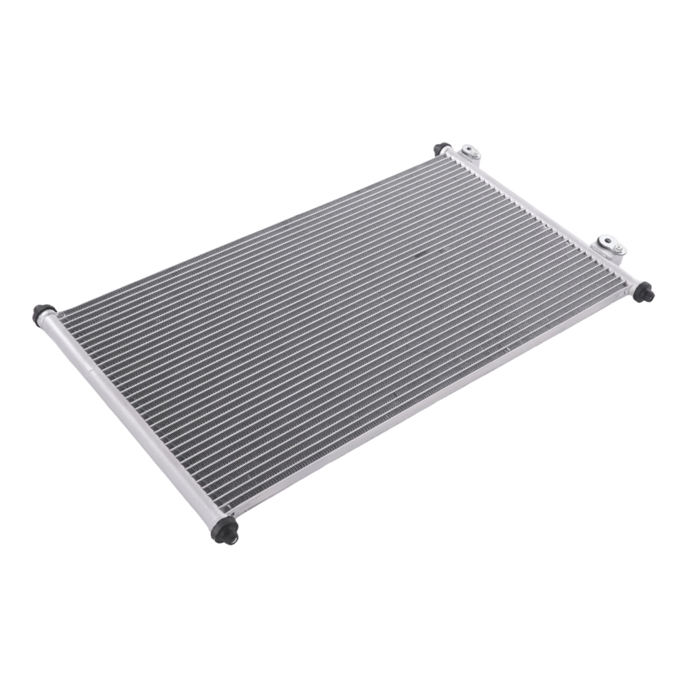 Aluminum Engine RadiatorAC Condenser compatible for Honda Civic 2001-2004 19010PMMA02