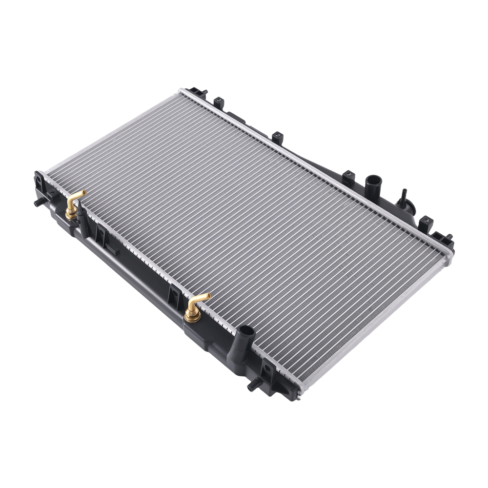 Aluminum Engine RadiatorAC Condenser compatible for Honda Civic 2001-2004 19010PMMA02
