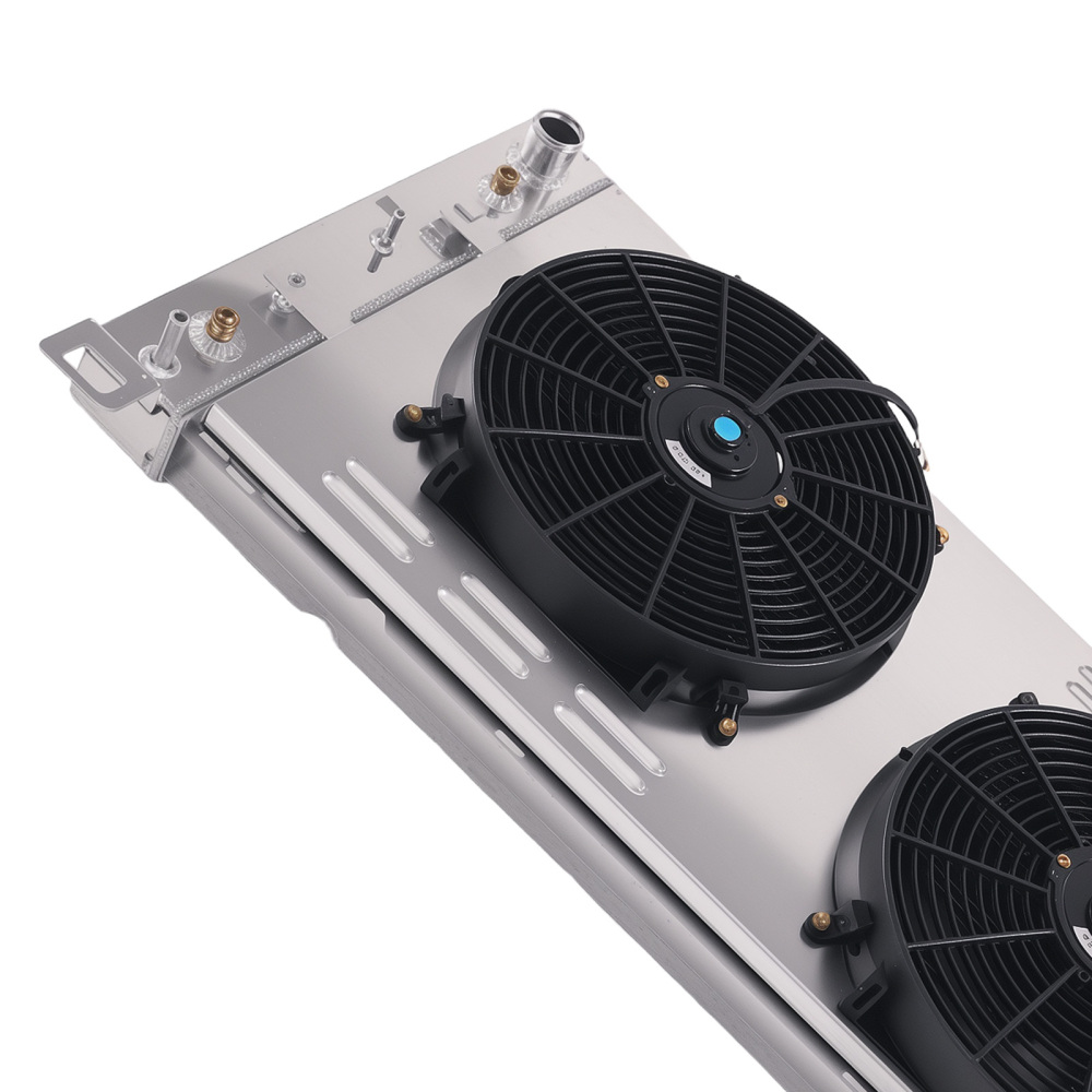 3 Row Aluminum Radiator Shroud Fan compatible for Chevy Silverado 4.8L 5.3L 6.0L 99-14 2370