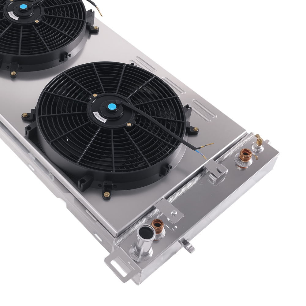 3 Row Aluminum Radiator Shroud Fan compatible for Chevy Silverado 4.8L 5.3L 6.0L 99-14 2370