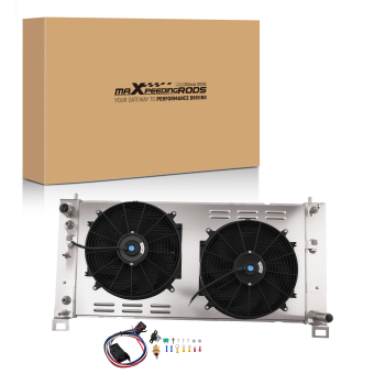 3 Row Aluminum Radiator Shroud Fan compatible for Cadillac Escalade Hummer H2 6.0 2002-2011