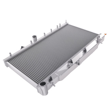 2 Row Aluminum Radiator Assembly compatible for Subaru Impreza WRX STI 2.5L 2004-2007