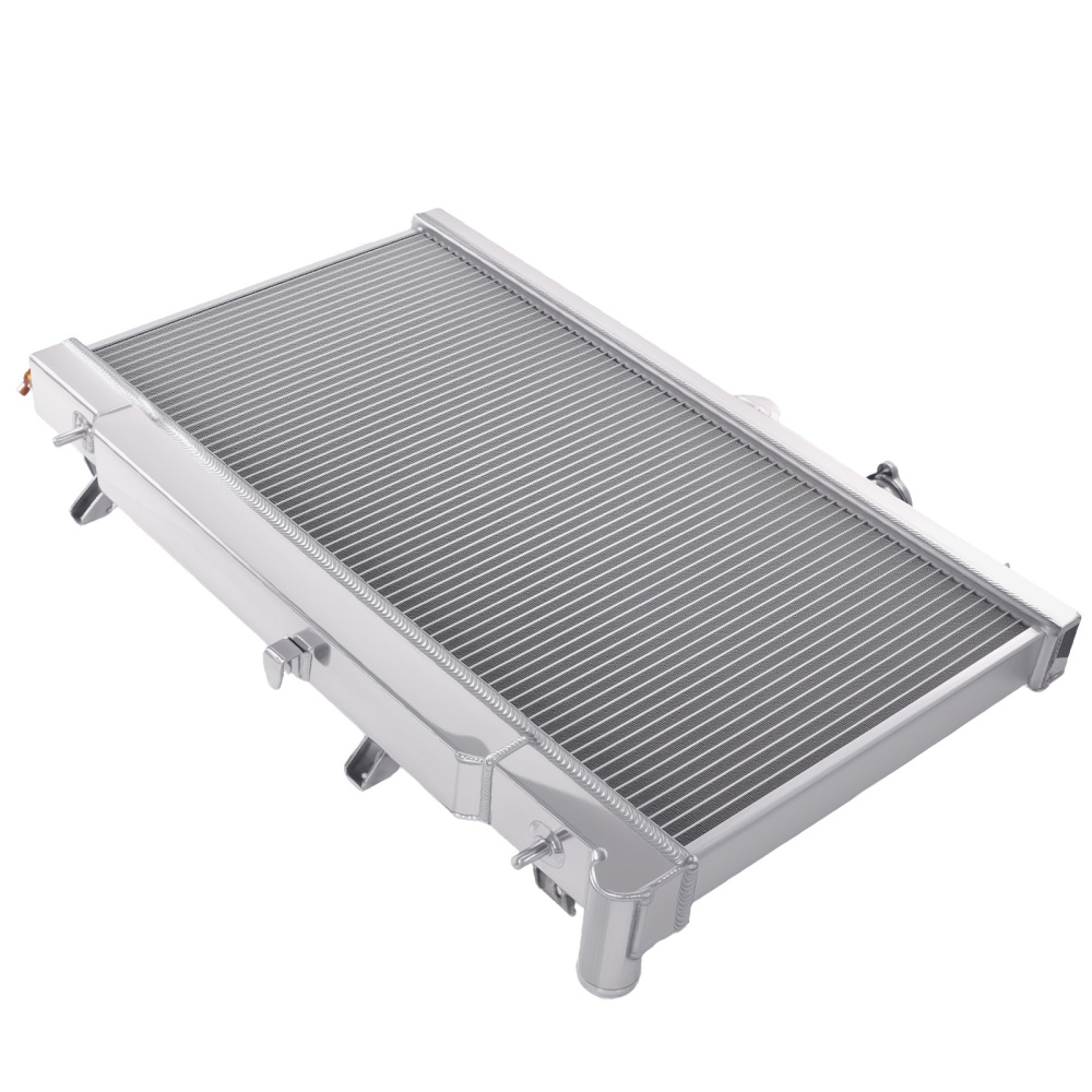 2 Row Aluminum Radiator Assembly compatible for Subaru Impreza WRX STI 2.5L 2004-2007