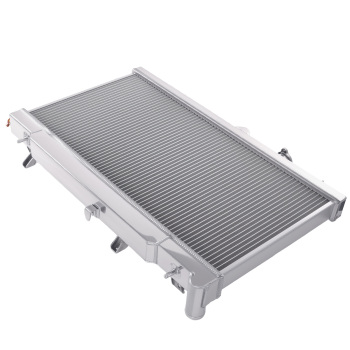 2 Row Aluminum Radiator Assembly compatible for Subaru Impreza WRX STI 2.5L 2004-2007