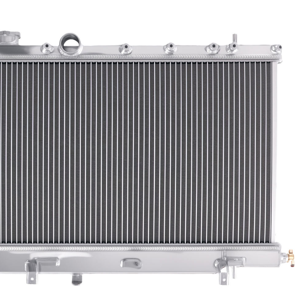 2 Row Aluminum Radiator Assembly compatible for Subaru Impreza WRX STI 2.5L 2004-2007