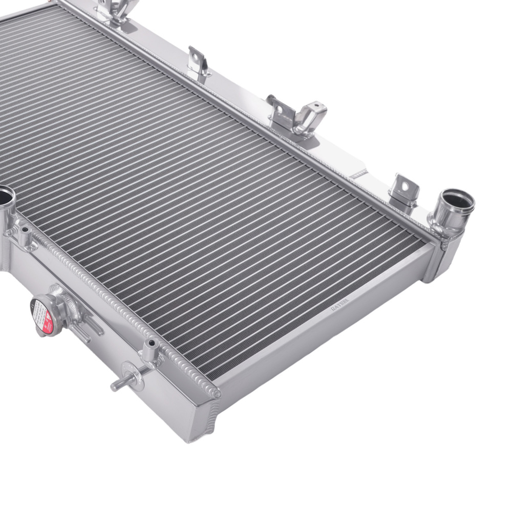 2 Row Aluminum Radiator Assembly compatible for Subaru Impreza WRX STI 2.5L 2004-2007