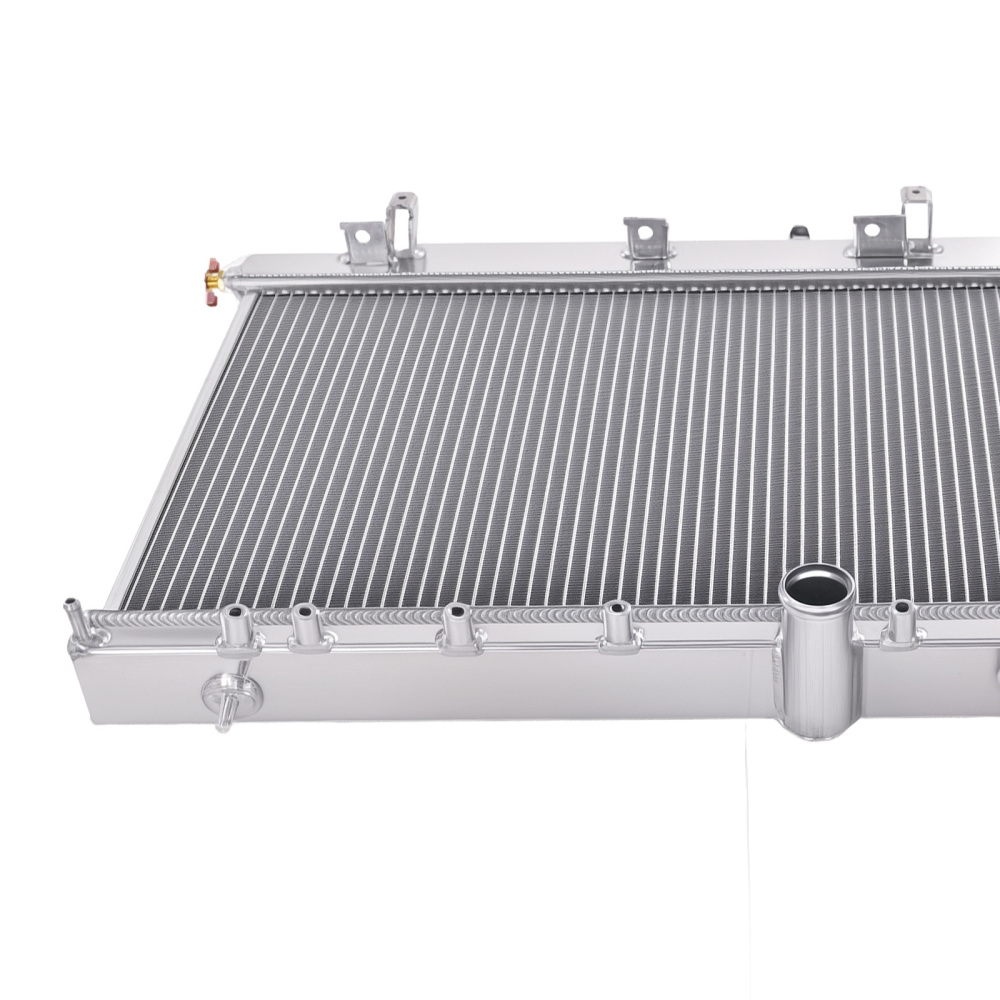 2 Row Aluminum Radiator Assembly compatible for Subaru Impreza WRX STI 2.5L 2004-2007