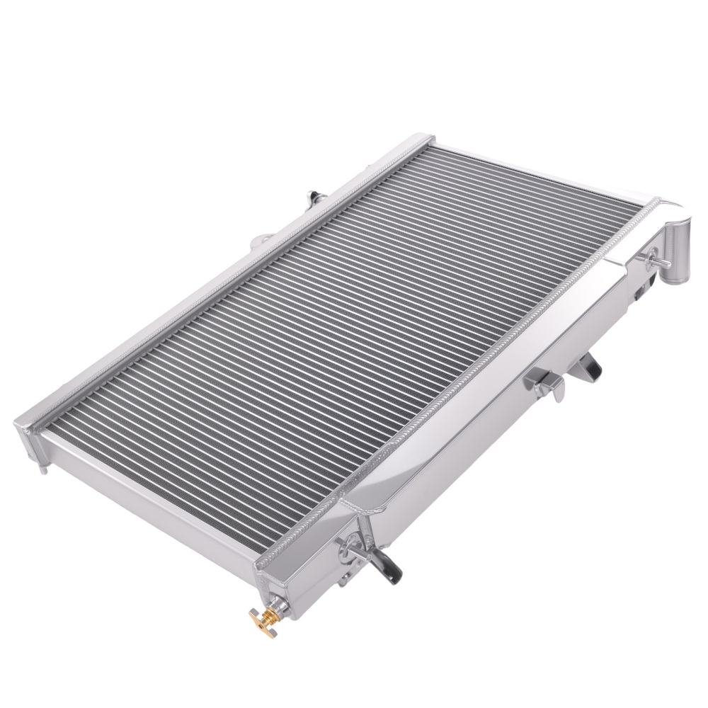 2 Row Aluminum Radiator Assembly compatible for Subaru Impreza WRX STI 2.5L 2004-2007