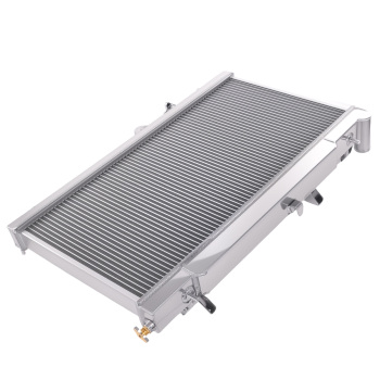 2 Row Aluminum Radiator Assembly compatible for Subaru Impreza WRX STI 2.5L 2004-2007