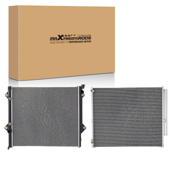 Aluminum RadiatorAC Condenser compatible for Toyota 4Runner 2003-09 4.0L 4.7L 1640031354