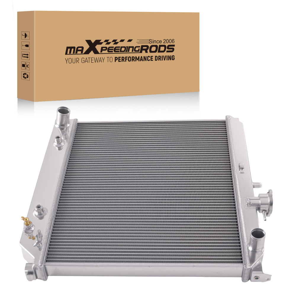 2 Row Aluminum Engine Radiator compatible for Colorado/Canyon L4 2.8L 2004-2006 CC2707