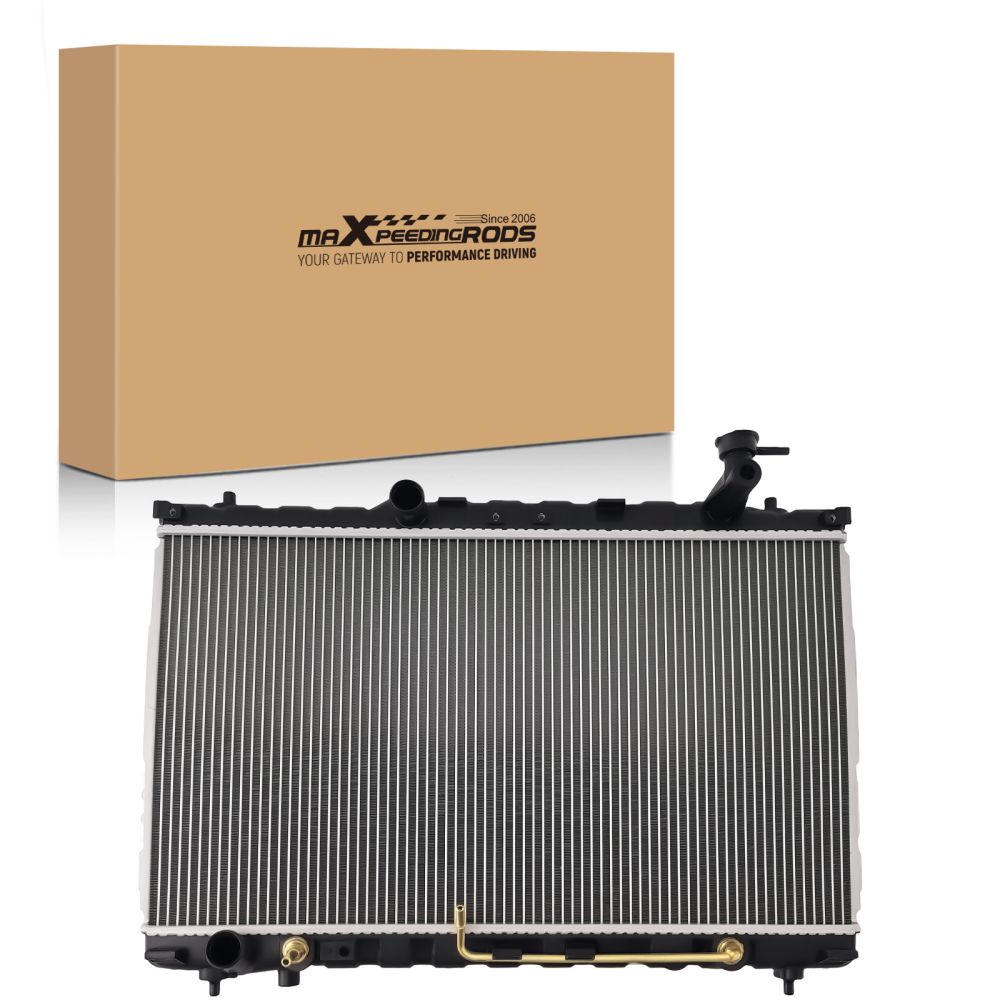 Aluminum Coolant Radiator compatible for Hyundai Santa Fe 3.5L V6 2003-2006
