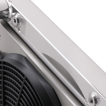 3-Row Aluminum Radiator Fan Kit compatible for Chevy Bel Air 150 4.3L 4.6L 1955-57 CC5057