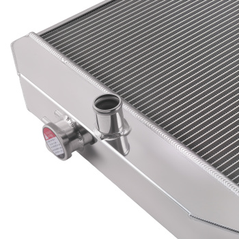 4 Row Aluminum Engine Radiator compatible for Chevy Nomad V8 1955-1957 SBR5057