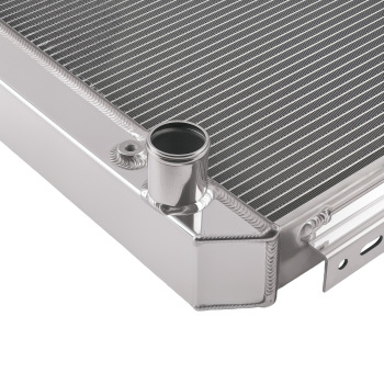 4 Row Aluminum Engine Radiator compatible for Chevy Nomad V8 1955-1957 SBR5057