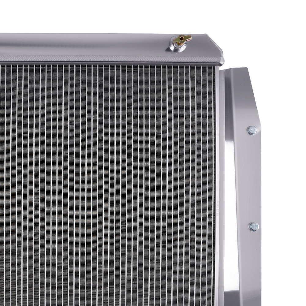 3 Row Aluminum Radiator w/ Shroud Fan compatible for Chevy 3100 1955-1959 RAD5559