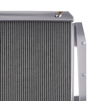3 Row Aluminum Radiator w/ Shroud Fan compatible for Chevy 3100 1955-1959 RAD5559