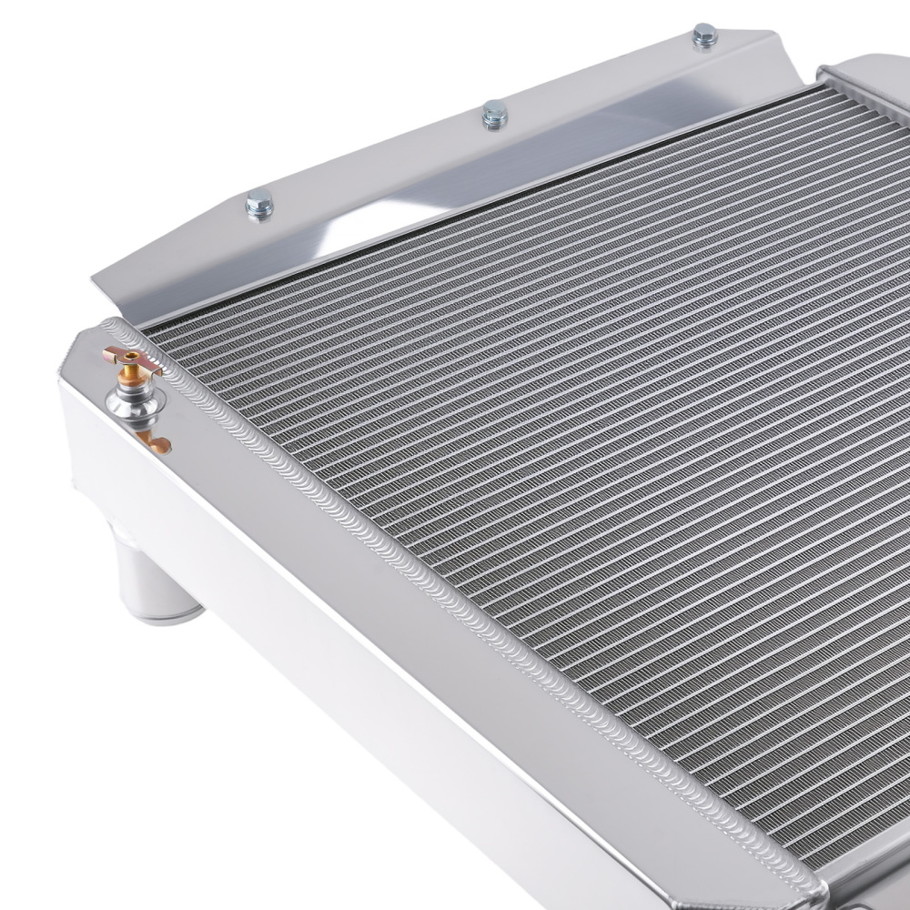 3 Row Aluminum Radiator w/ Shroud Fan compatible for Chevy 3100 1955-1959 RAD5559