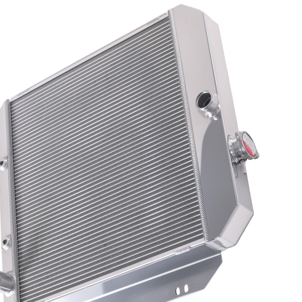 3-Row Aluminum Radiator compatible for Chevrolet C10/C20/C30 Pickup Base 1960-1962 6062