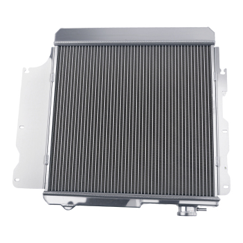 3 Row Aluminum Radiator Shroud Fan compatible for Jeep Wrangler YJ TJ 2.4L 4.0L 1987-2006