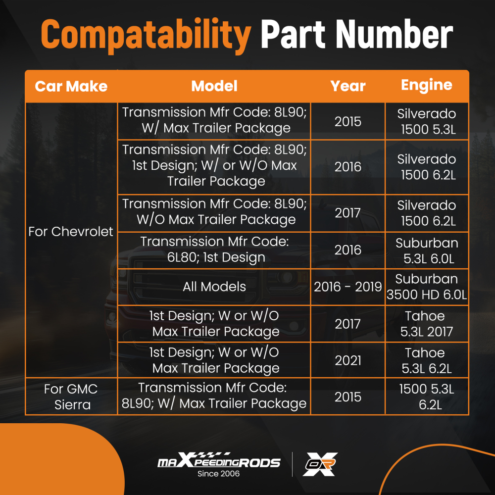 Radiator compatible for Cadillac Escalade 6.2L 2016 compatible for Chevrolet Suburban 5.3L 6.0L 2016