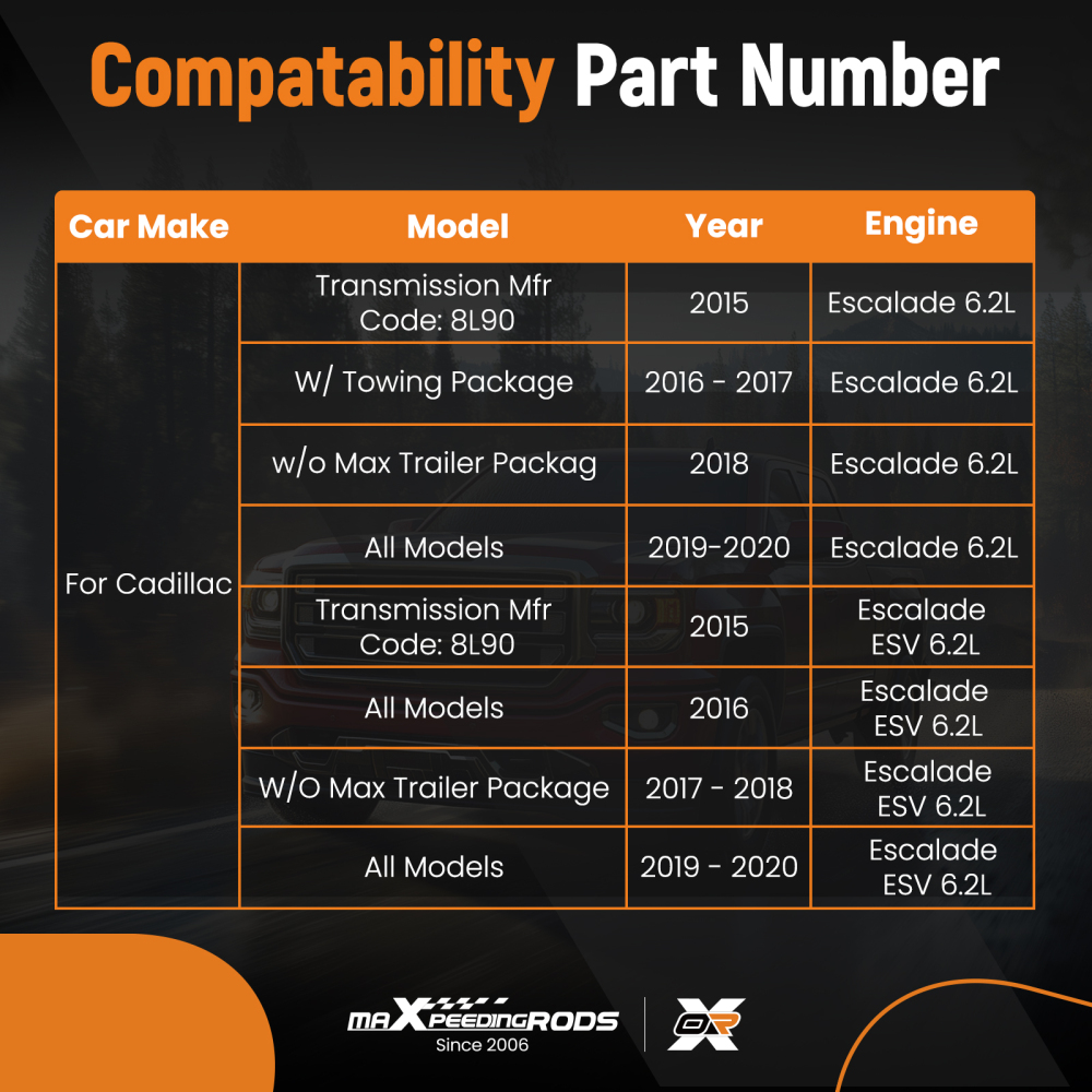 Radiator compatible for Cadillac Escalade 6.2L 2016 compatible for Chevrolet Suburban 5.3L 6.0L 2016