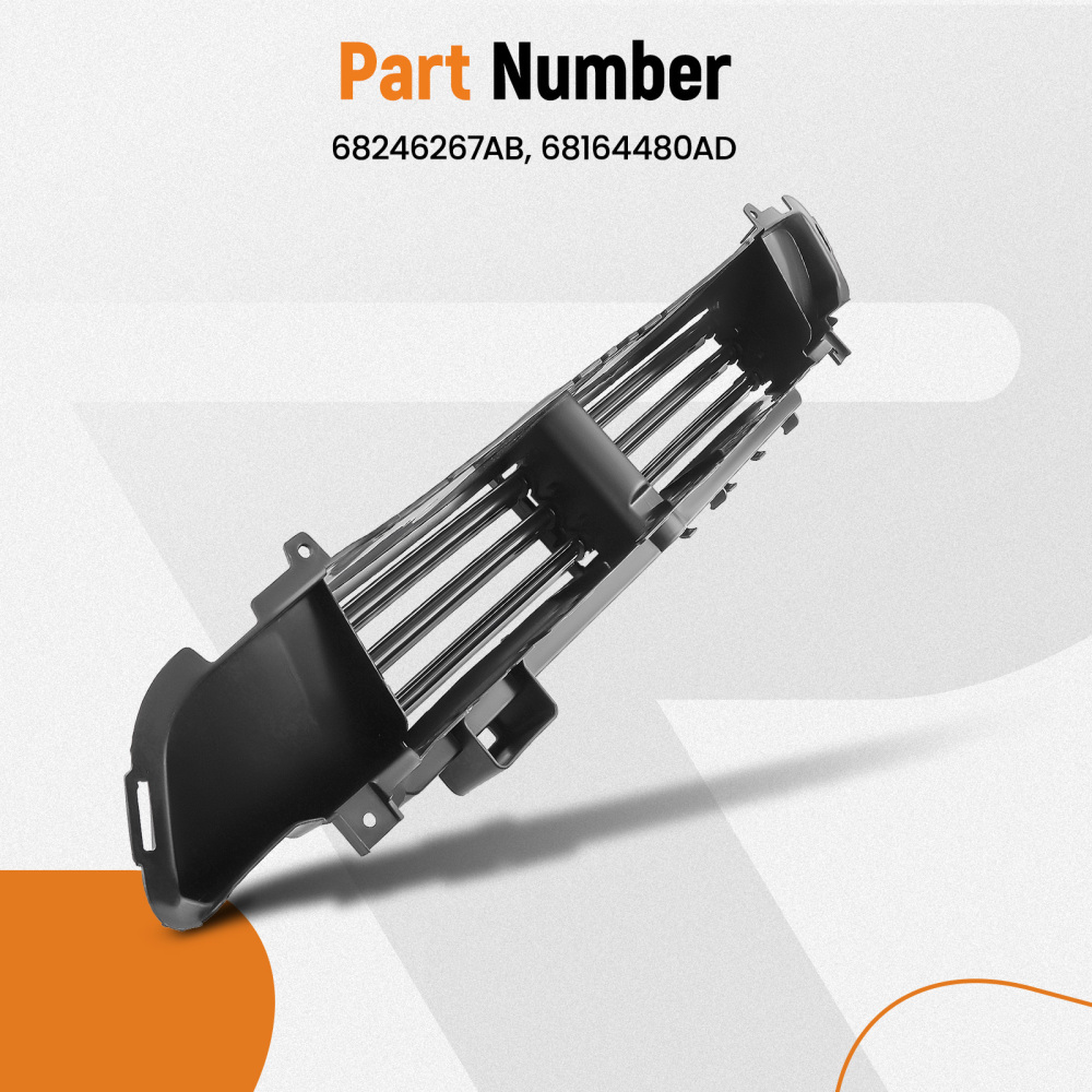 Front Active Grille Shutter Assemblyfor compatible for Jeep Cherokee Latitude Limited 2014-18