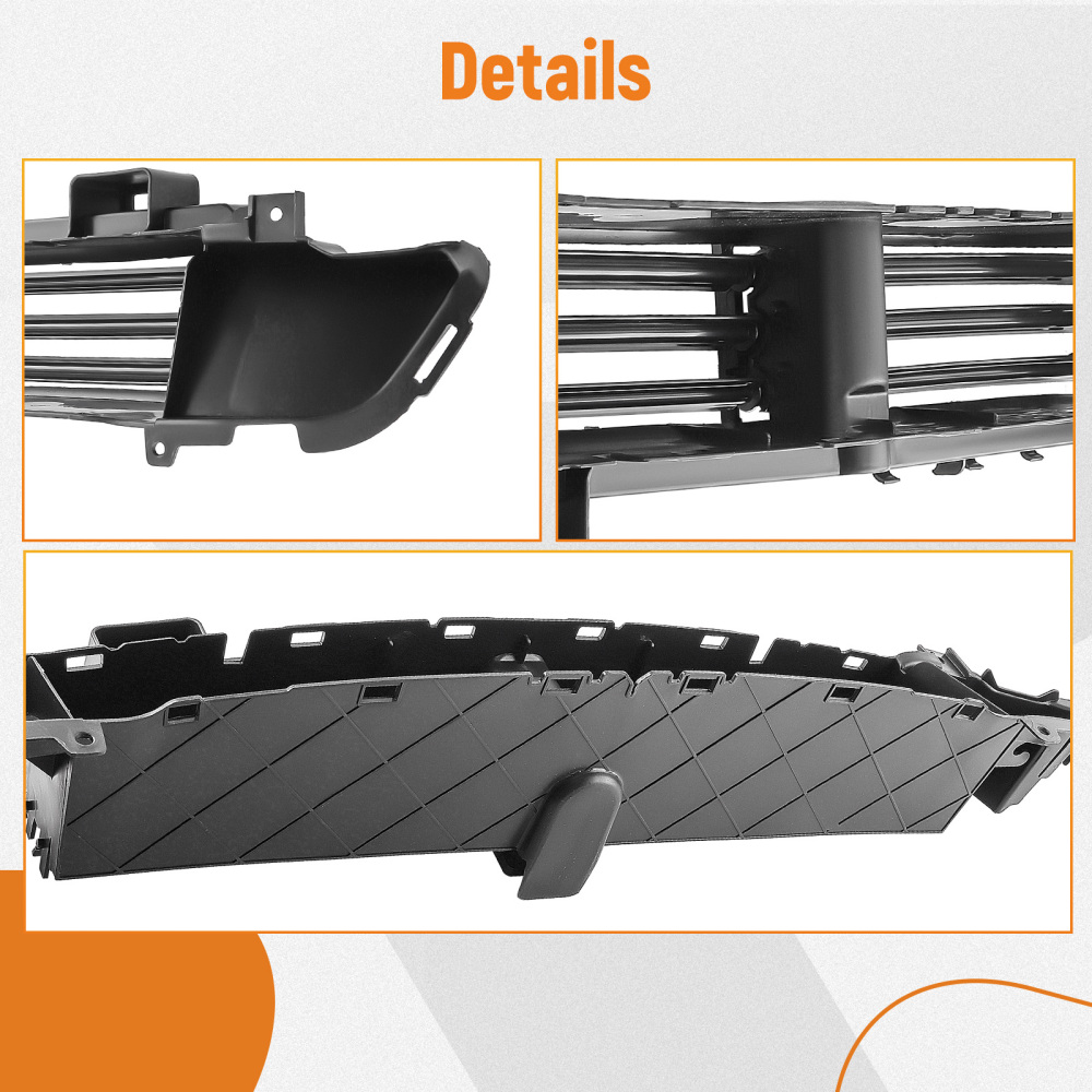 Front Active Grille Shutter Assemblyfor compatible for Jeep Cherokee Latitude Limited 2014-18