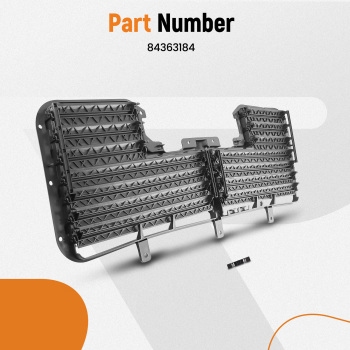 Front Grille Shutter compatible for Chevrolet Silverado 1500 compatible for GMC Sierra 2017-19 w/O Motor