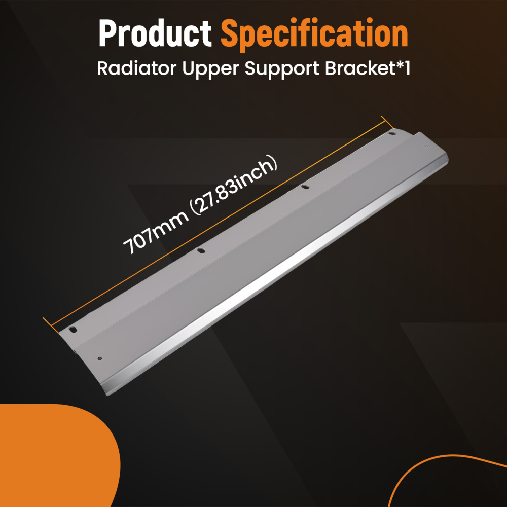 3-Row Performance Radiator for 82-92 compatible for Camaro Firebird Anodized Aluminum