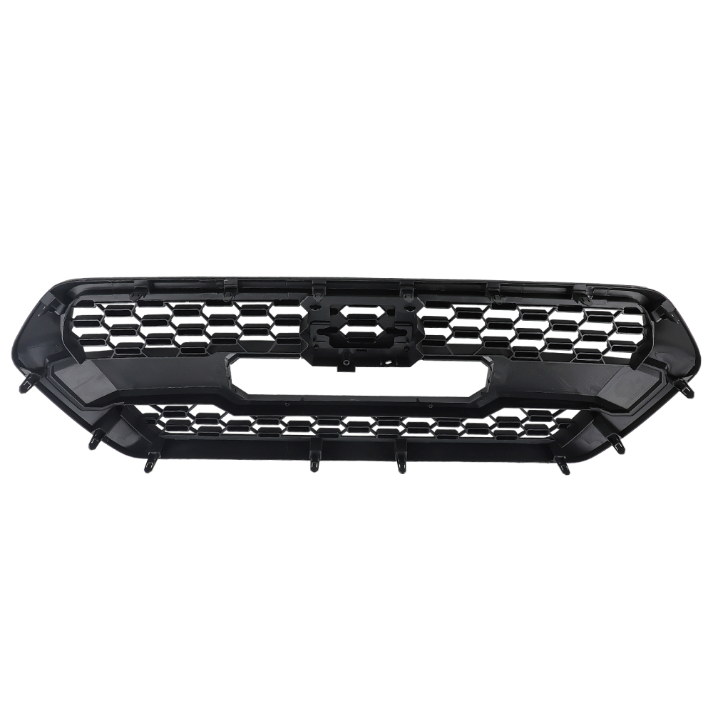 Front Bumper Grille Mesh Grill compatible for Toyota Tacoma 2016-2023 Matte Black