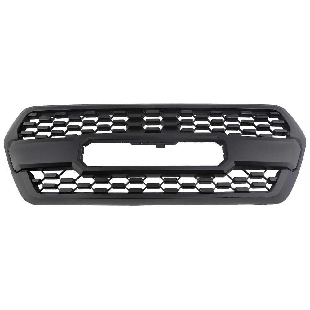 Front Bumper Grille Mesh Grill compatible for Toyota Tacoma 2016-2023 Matte Black