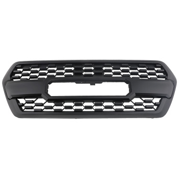 Front Bumper Grille Mesh Grill compatible for Toyota Tacoma 2016-2023 Matte Black