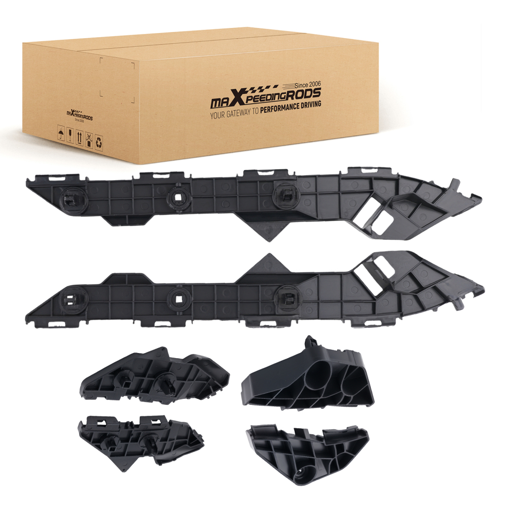 6x compatible for Toyota Corolla 2009-2013 Left+Right Rear Bumper Retainer Support Brackets