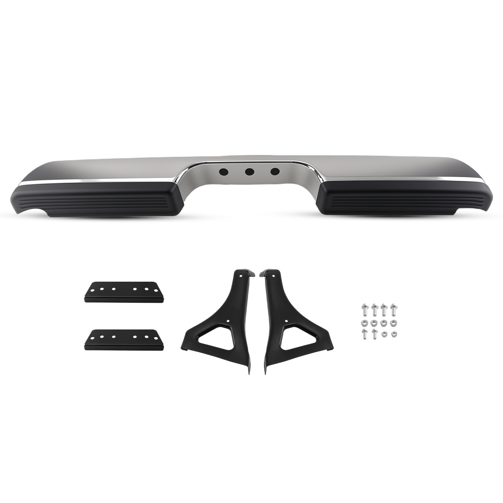 Bolt-On Chrome Rear Bumper compatible for Dodge Ram 1500 2500 3500 1994-2002 11716742