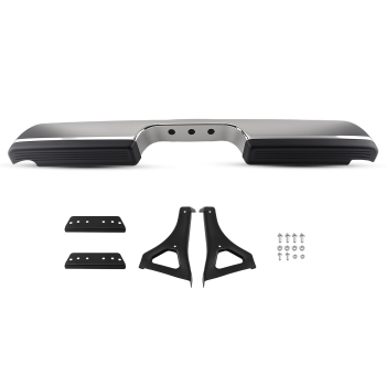 Bolt-On Chrome Rear Bumper compatible for Dodge Ram 1500 2500 3500 1994-2002 11716742