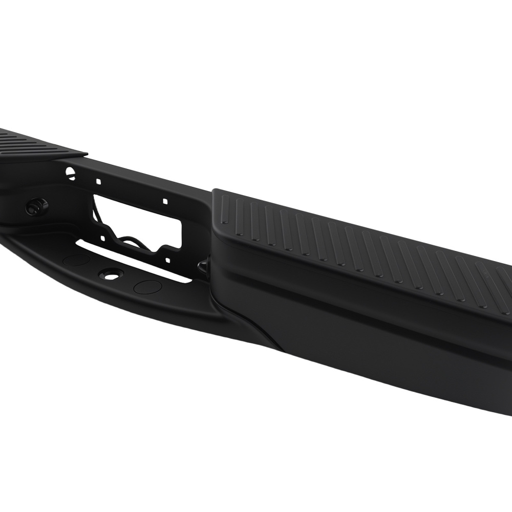 Black Rear Bumper Assembly compatible for Ford F-150 XL 1997-2003 F65Z-17C886-BB