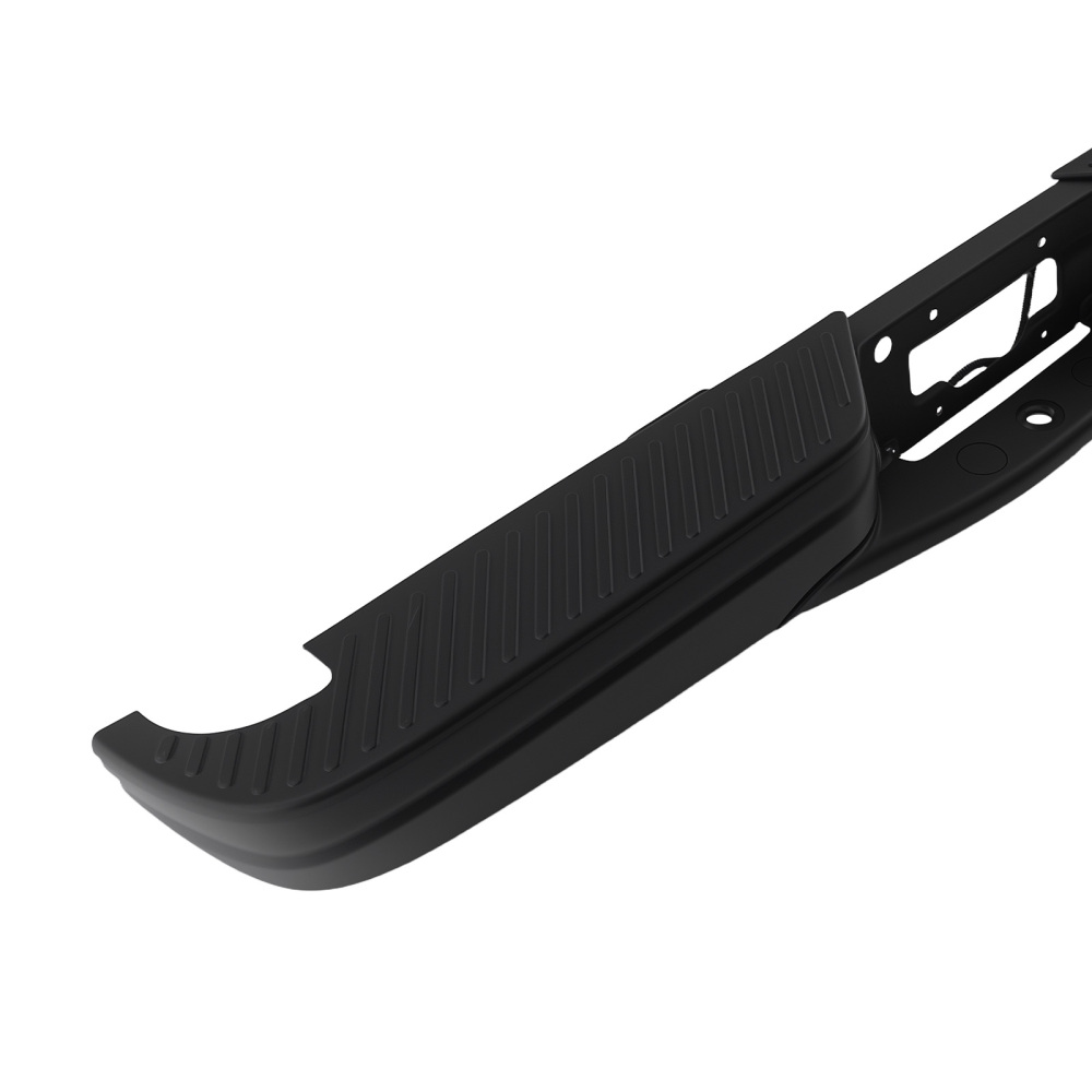 Black Rear Bumper Assembly compatible for Ford F-150 XL 1997-2003 F65Z-17C886-BB