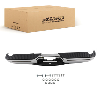 Rear Bumper Assembly Black compatible for Ford F-150 1997-2003 F-150 Heritage XL 2004