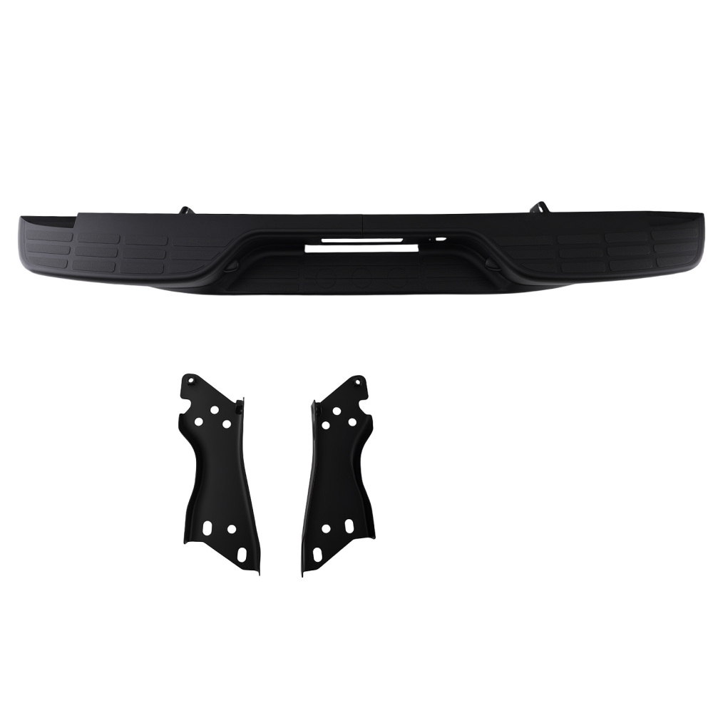 Rear Bumper Assembly Black compatible for Chevrolet Silverado 99-07 15738018 12335696