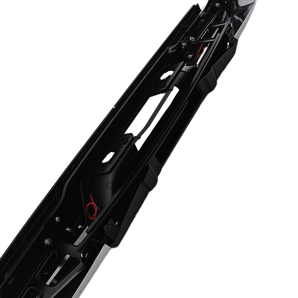 Rear Bumper Assembly compatible for Sierra HD 2011-2014 22792253 Chrome Plastic Steel