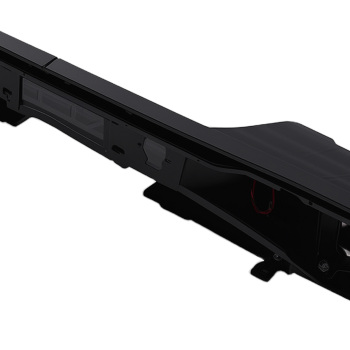 Rear Bumper Assembly compatible for Sierra HD 2011-2014 22792253 Chrome Plastic Steel