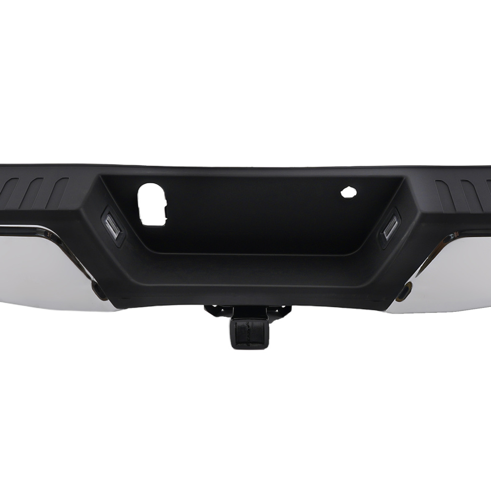 Chrome Rear Bumper Assembly compatible for Ford F-150 15-20 FO1103185 Steel