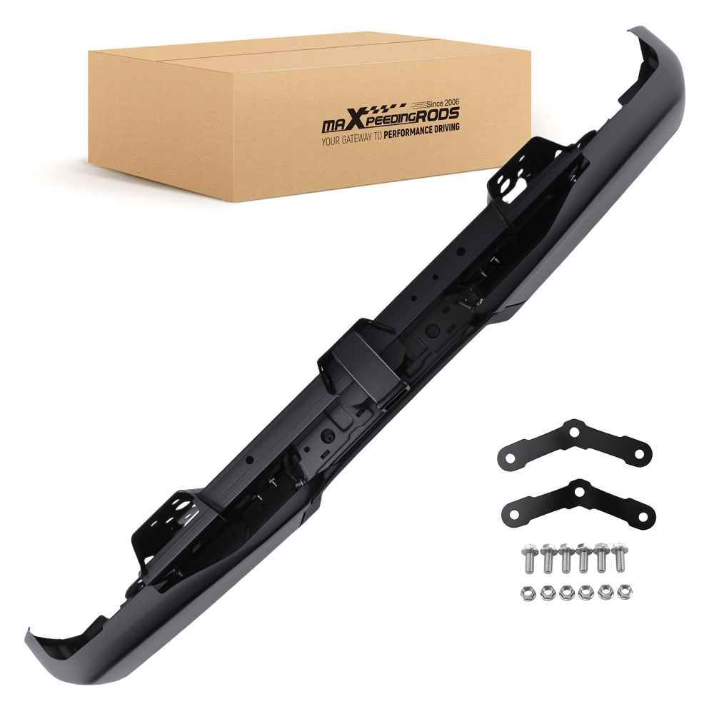 Rear Bumper Assembly Black Bolt-On compatible for Ford F-150 2015-2020 FL3Z13550A