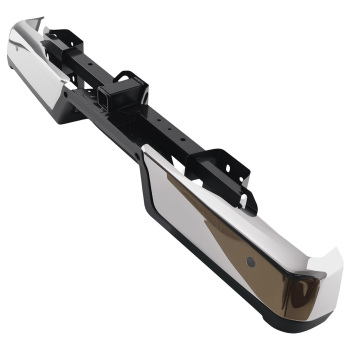 Chrome Rear Bumper Assy compatible for Ford F150 2015-2019 FO1102381 FO1106375 Bolt-On