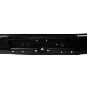 Black Rear Bumper Assembly compatible for Ford E-150 E-250 1992-2014 FO1103203 Steel