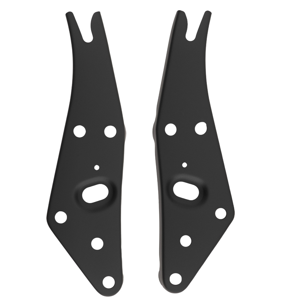 Rear Bumper Bracket compatible for Toyota Tacoma 2005-2015 5201504010 Steel Black L+R