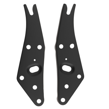 Rear Bumper Bracket compatible for Toyota Tacoma 2005-2015 5201504010 Steel Black L+R